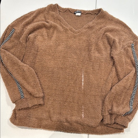 HEIMISH USA Brown V-Neck Sweater Relaxed Fit - Picture 1 of 1